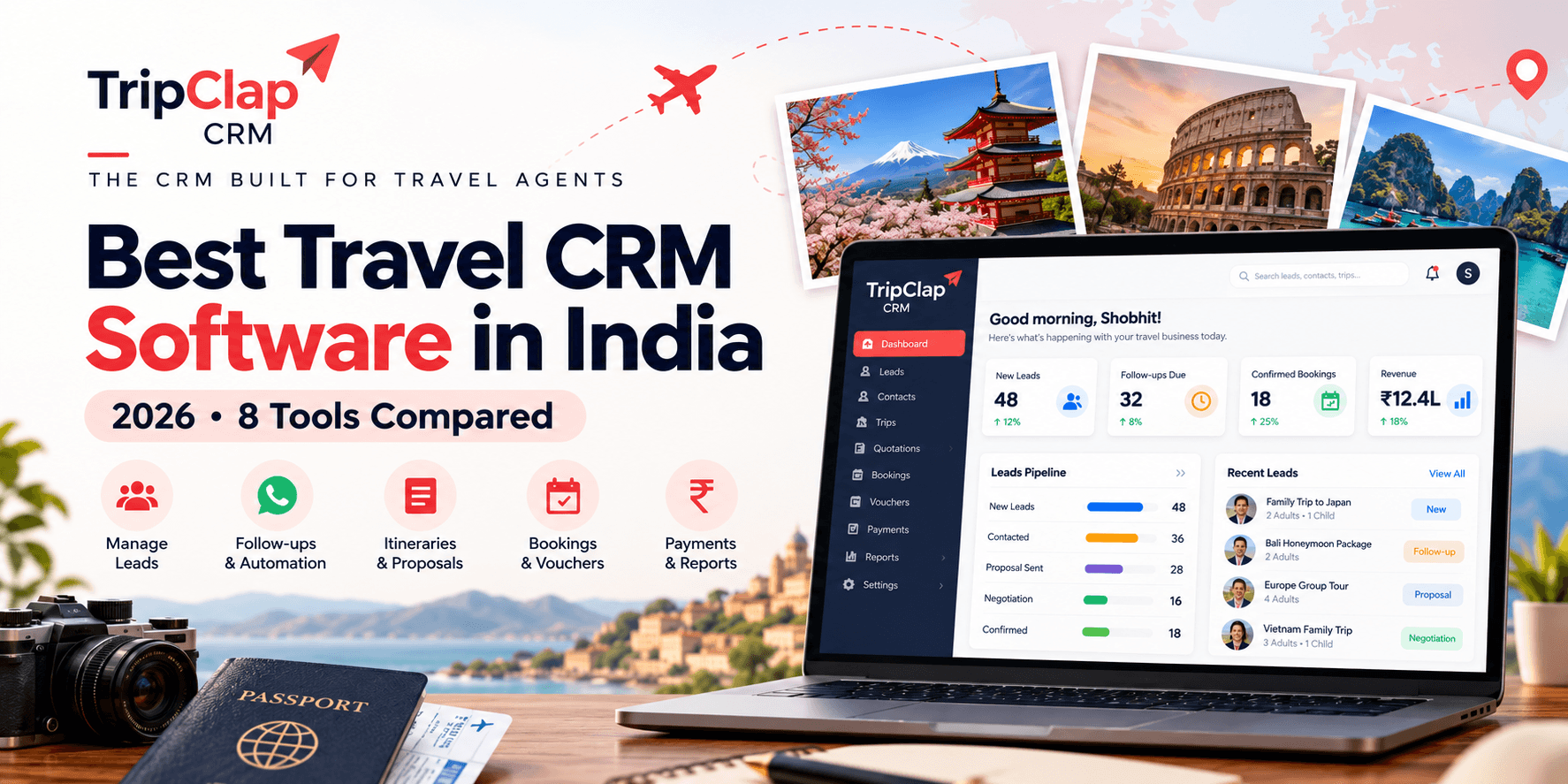 Best Travel CRM Software in India (2026): 8 Tools Compared Honestly