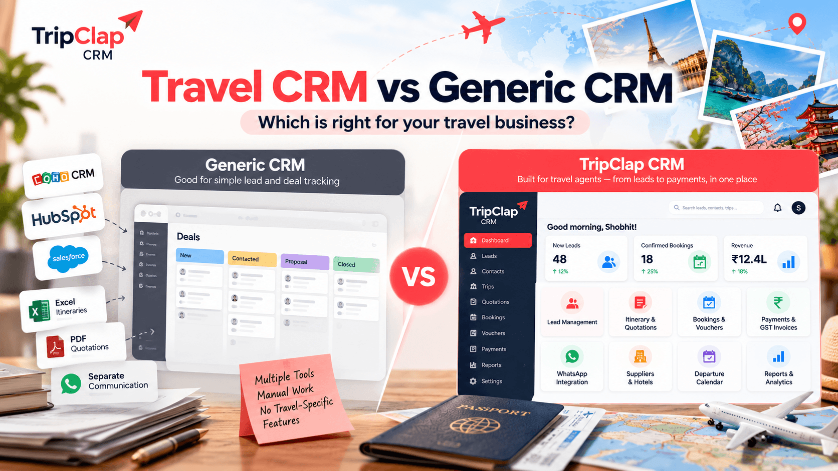 CRM for Travel Industry: When Generic CRMs Work and When They Don't
