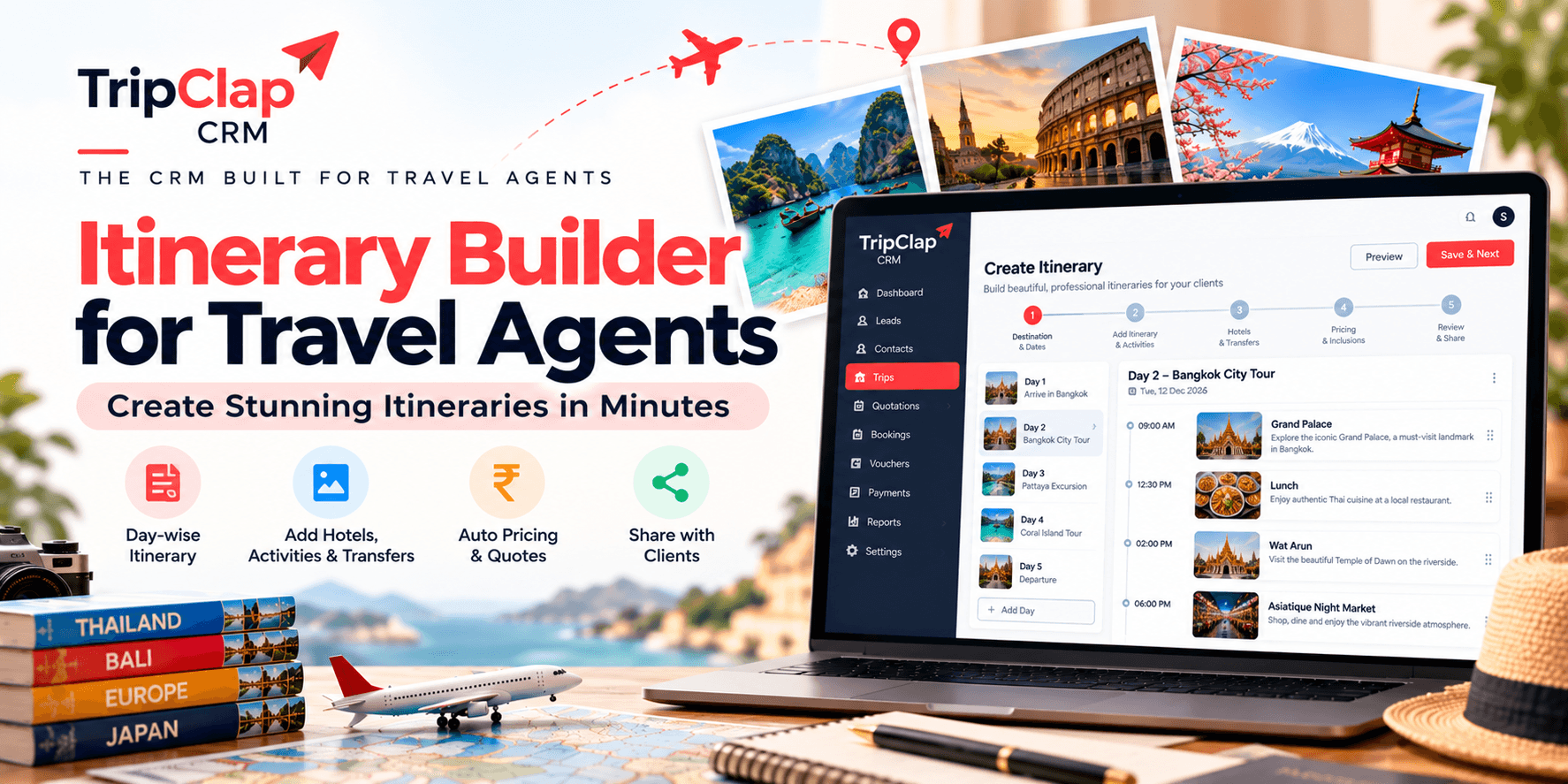 Itinerary Builder for Travel Agents: 10-Minute Quotation